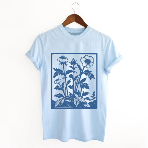 Vintage Wildflowers Graphic Nursing T-shirt – Giftifymama
