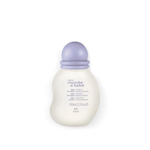 Natura - Mamãe e Bebê Mom & Baby Cologne | Relaxing Fragrance Scent for Babies | Alcohol-Free, Hypoallergenic, Pediatrician Tested, Vegan & Safe Daily Use – 3.4 fl oz (100 ml)