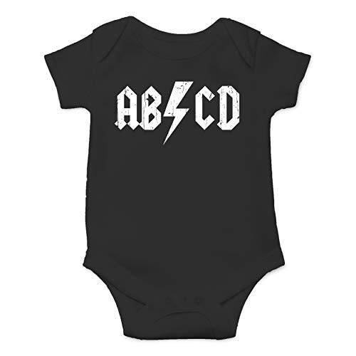 ABCD Alphabet Rock And Roll - Funny Baby Essentials Bodysuit - Baby Boy Clothes Newborn Outfits