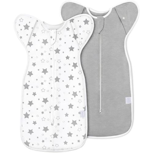 ANYEDDE 2-Pack Baby Swaddle 3-6 Months, Arms Up Swaddle for Newborn, Infant