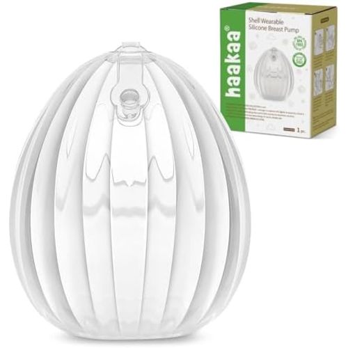 haakaa Shell Breast Pump,Wearable Manual Breast Pump,75ml-1PC