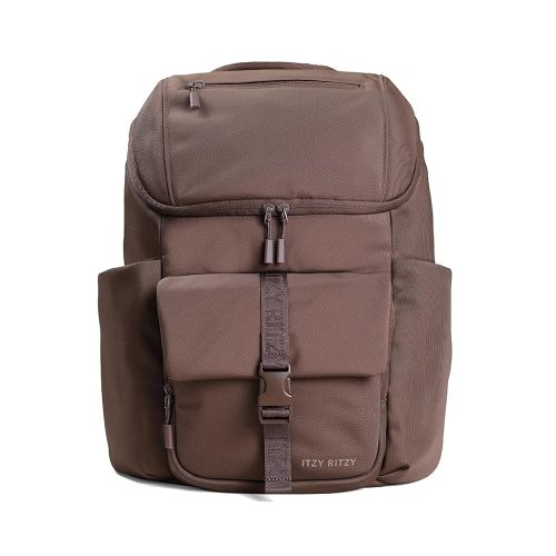 Itzy Ritzy Bucket Backpack, Chocolate, Large