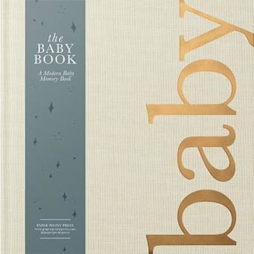 The Baby Memory Book: Beautiful Modern Baby Book and Scrapbook for Baby's First Years to Track Special Moments, Milestones and Growth from Pregnancy to First 5 Years