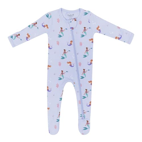 KYTE BABY Infant and Toddler Dual Zipper Footie, Ultra-Soft Rayon Made From Bamboo Sleeper, Boys and Girls Pajamas