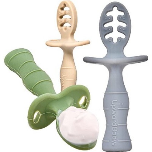 Upward Baby 3pc Premium Silicone Dipping Spoon - Multi
