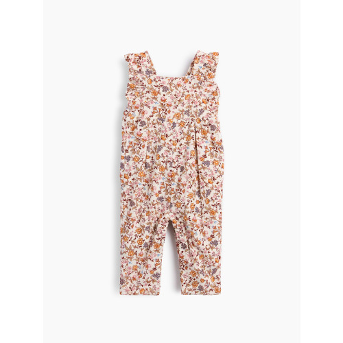 Baby Floral Corduroy Overalls