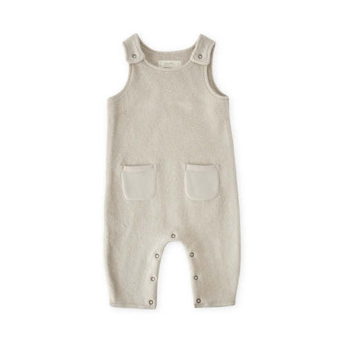 Teddy Fleece Overall - Stone