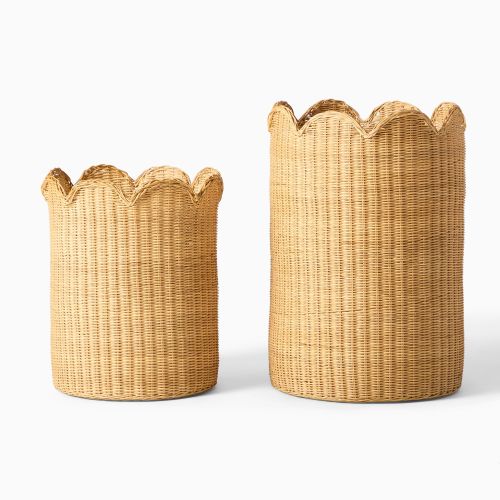 Misha & Puff Rattan Baskets (Set of 2)
