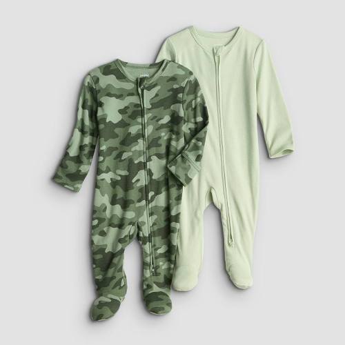 Baby Boy Jumping Beans® 2-Pack Sleep & Play One-Piece