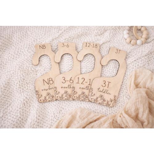 Wildflower Baby Closet Dividers| Floral Wardrobe Clothing Divider sets