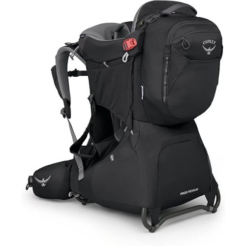 Osprey Poco Premium Child Carrier Backpack - Adjustable Travel Baby Carrier with Sunshade - Hiking Carrier for Toddlers