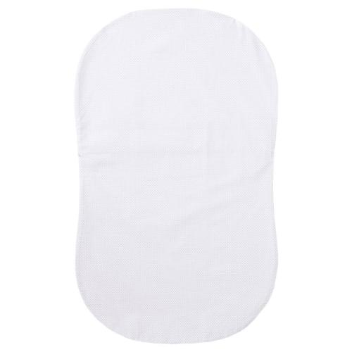 HALO Bassinest Swivel Sleeper Fitted Sheet - Gray Pin Dot