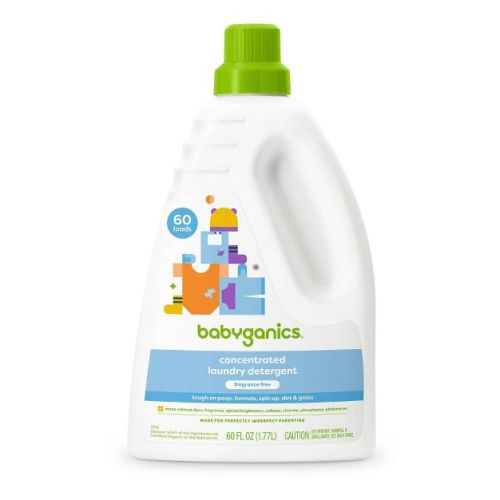 Babyganics 3x Laundry Detergent Fragrance Free - 60 fl oz