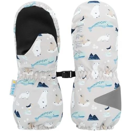 JAN & JUL Waterproof Rain Mittens for Babies and Toddlers