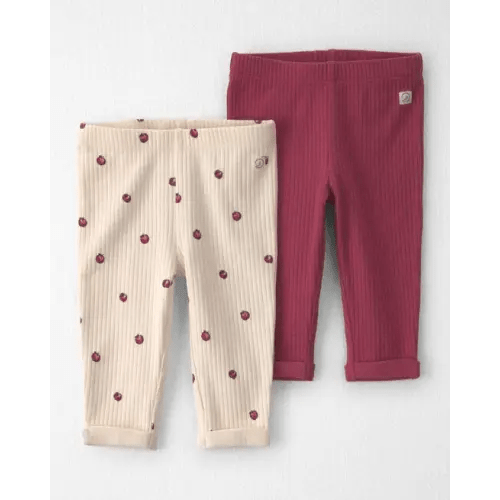 Baby Girl 2-Pack Organic Cotton Leggings - Little Planet | Carter's