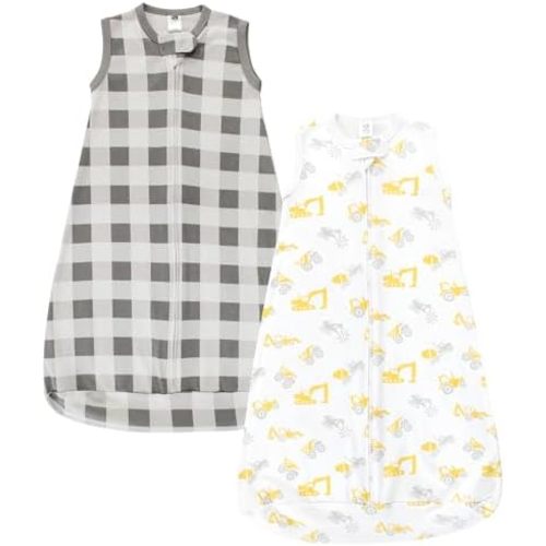 Hudson Baby Unisex Baby Cotton Long-Sleeve Wearable Sleeping Bag, Sack, Blanket