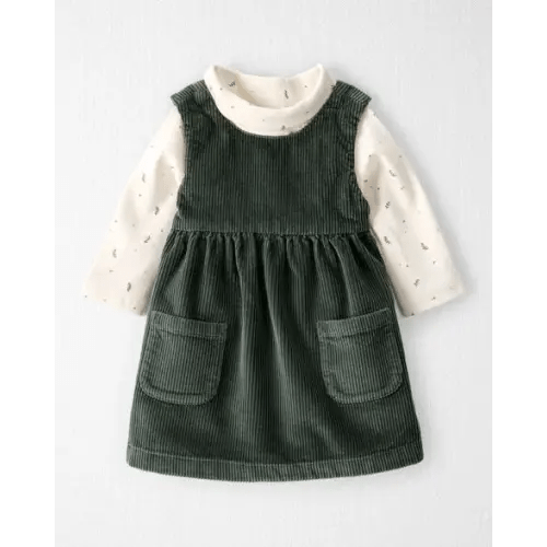 Baby Girl 2-Piece Organic GOTS Jumper Set