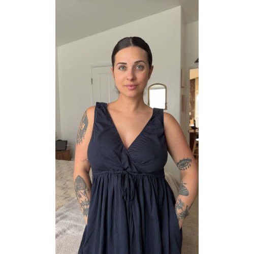 Labor & Delivery Wrap Gown with Pockets | Baby Bliss® Amora | XS–5X