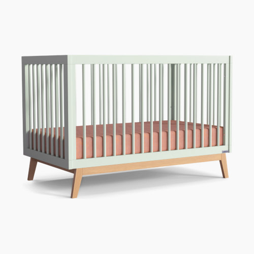 dadada Soho 3-in-1 Convertible Crib - Sage/Natural