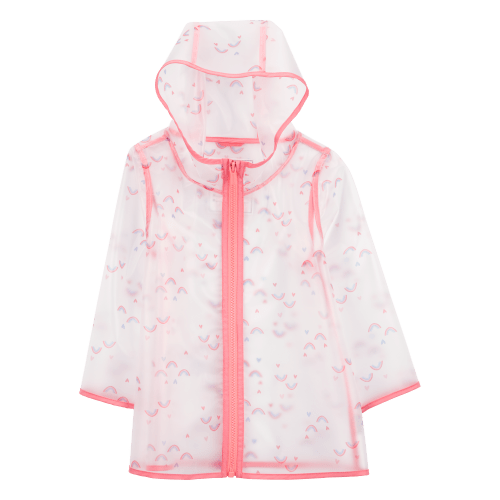 Rainbow Translucent Rain Jacket - Pink - Carter's | Carter's