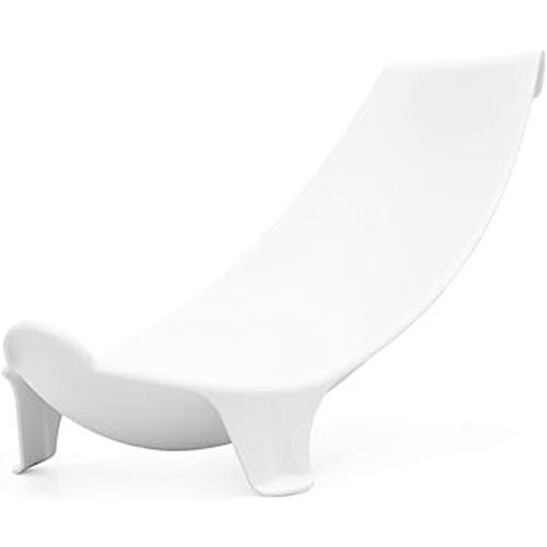 Stokke Flexi Bath Newborn Support, White - Best for Babies Up to Eight Months or 17.6 lbs - Lightweight, Convenient, Comfortable & Safe