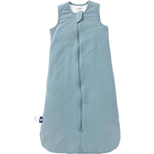 Rayon Made from Bamboo Baby Sleep Sack 1.0 Tog Ultra Soft Wearable Blanket 0-6 Months,Infant Newborn Sleeping Bag Unisex Boys Girls, 2-Way Zipper Sleep Sack Breathable Lightweight S