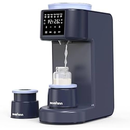 Formula Dispenser Machine, 2-Minute Quick Mix Baby Formula Maker, One-Touch Automatic Milk Maker, 3 Formula Temps + 4 Hot Water Choice, 2L Tank & Sealed Powder Container for Clump-Free Formula