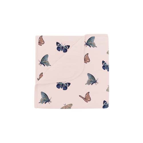 Baby Blanket in Blush Butterfly 1.0