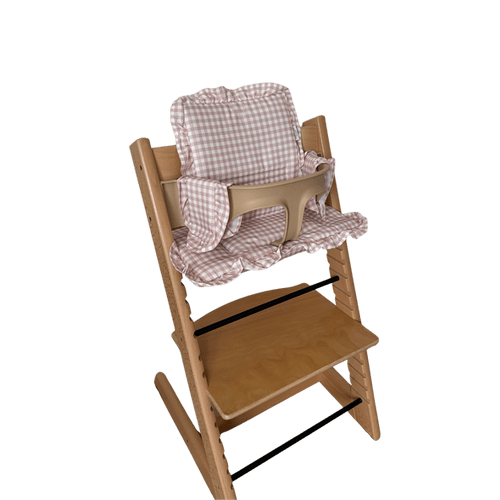 Blush Gingham 2 in 1 Cushion