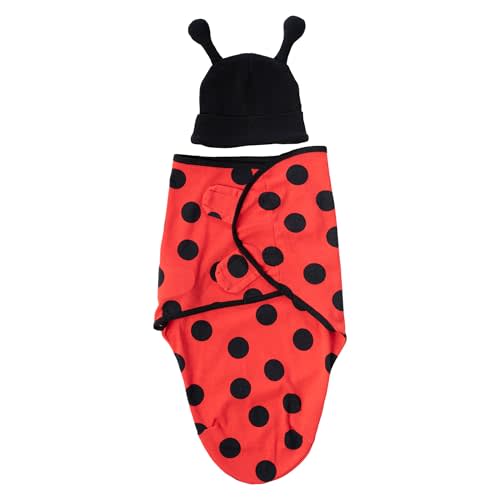 Cuddle Club Swaddles for Newborns - Baby Swaddle Blanket for Boys & Girls - Adjustable Hook-and-Loop Cotton Wrap for Newborn 0-3 & 3-6 Months with hat