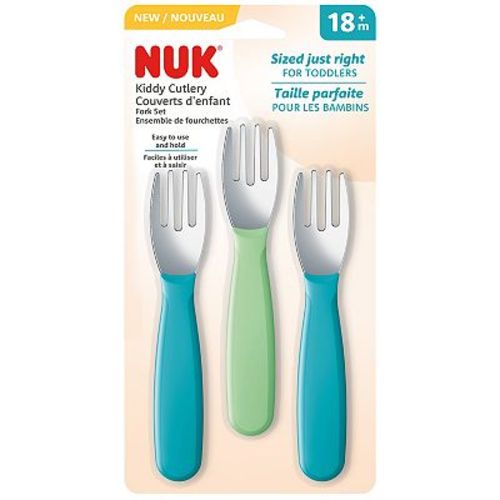 NUK Kiddy Cutlery Forks 3-pk.
