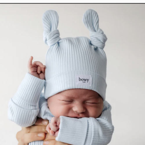 Double Knot Beanie - Powder Blue