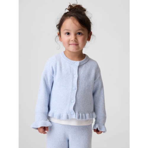 Baby & Toddler CashSoft Ruffle Cardigan Sweater