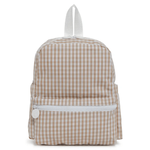 Mini Backer - Gingham Khaki – Children's Edit