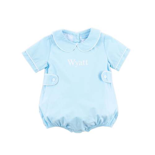 Light Blue Collared Bubble with Tabs