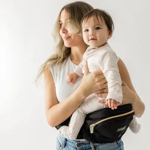 Tushbaby The Original Premium Quality Hip Seat Carrier – Safety-Certified Baby & Toddler Carrier with Secure Safety Buckles, Storage Pockets & Nursing Pillow