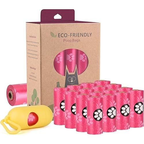 Biodegradable Poo Bags with Holder-240 Large Bags