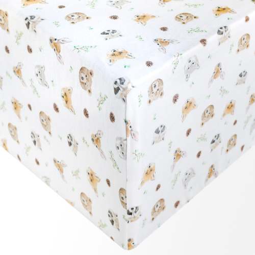 Premium Knit Fitted Crib Sheet - Wilder