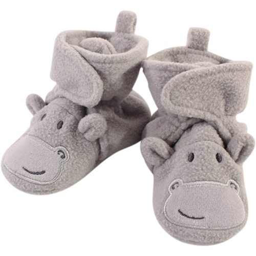 Hudson Baby Unisex-Child Cozy Fleece Booties Winter Accessory Set