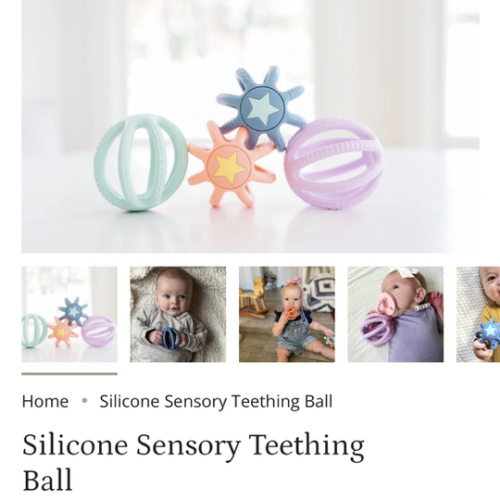 Silicone Sensory Teething Ball