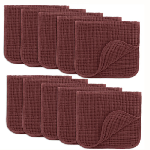 Muslin Burp Cloths in Wine – Comfy Cubs