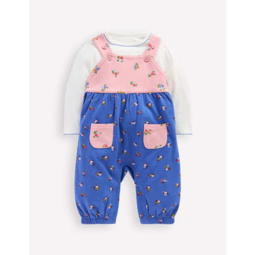 Jersey Overalls Set-Multi Spaced Ditsy | Boden USA