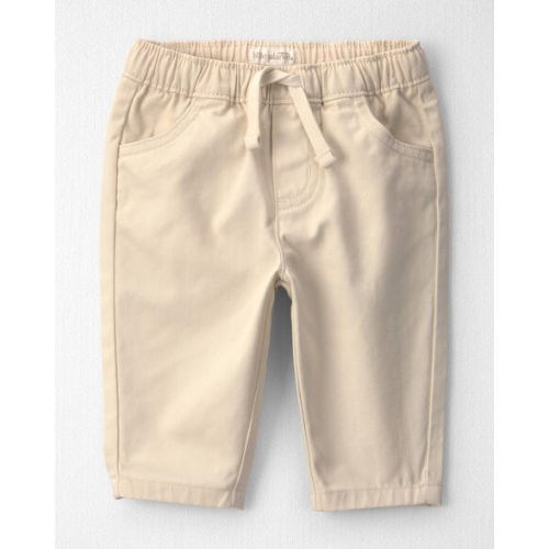 Baby Organic Cotton Baggy Twill Pants - Little Planet | Carter's - 3 months