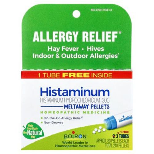 Boiron Histaminum Hydrochloricum 30C, 3 Tubes, 80 Meltaway Pellets Each