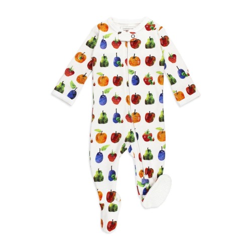 x 'The Very Hungry Caterpillar™' Fitted One-Piece Organic Cotton Footie Pajamas