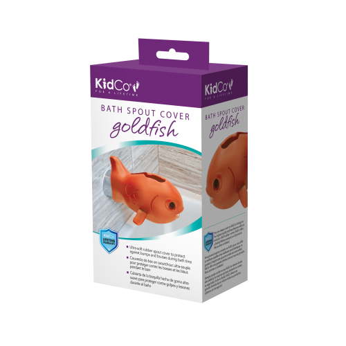 KidCo Bath Spout Cover Goldfish for Child, Orange
