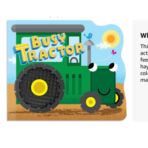 Busy Tractor - Touch and Feel Board Book - Sensory Board Book