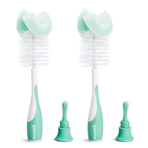 Munchkin Sponge Bottle Brush, 2 Count