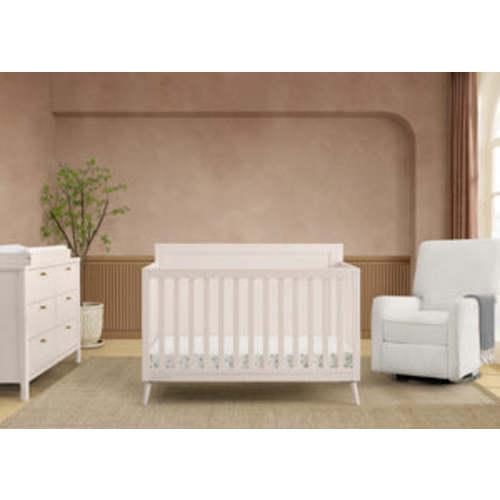 Lola 6-in-1 Convertible Crib | Delta Children Soft Beige