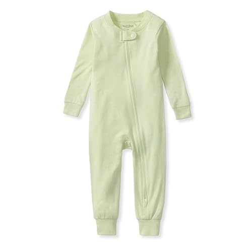 Burt's Bees Baby Honeysoft™Lyocell Footless Pajamas, One-Piece Snug Fit PJ | Silkier than ever - Honeysoft™ sleeper with a 2-way zipper for soft & sweet dreams